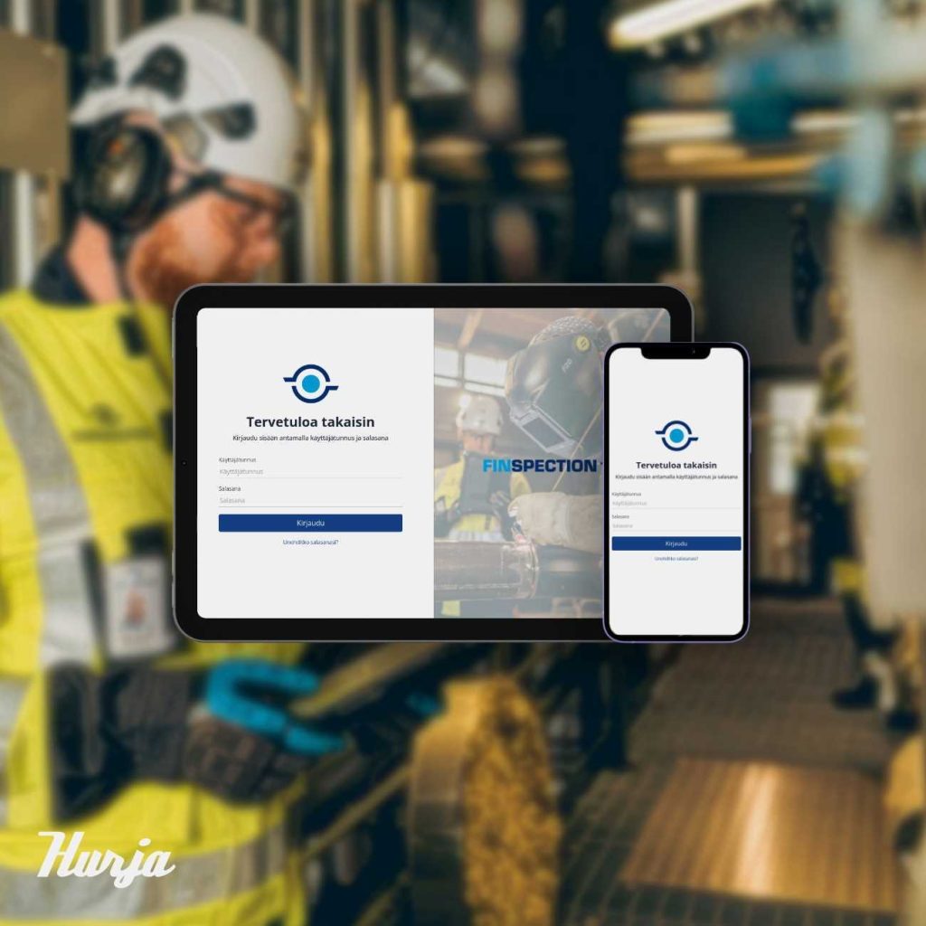 Hurja Solutions asiakastarina: Finspection App kansikuva.